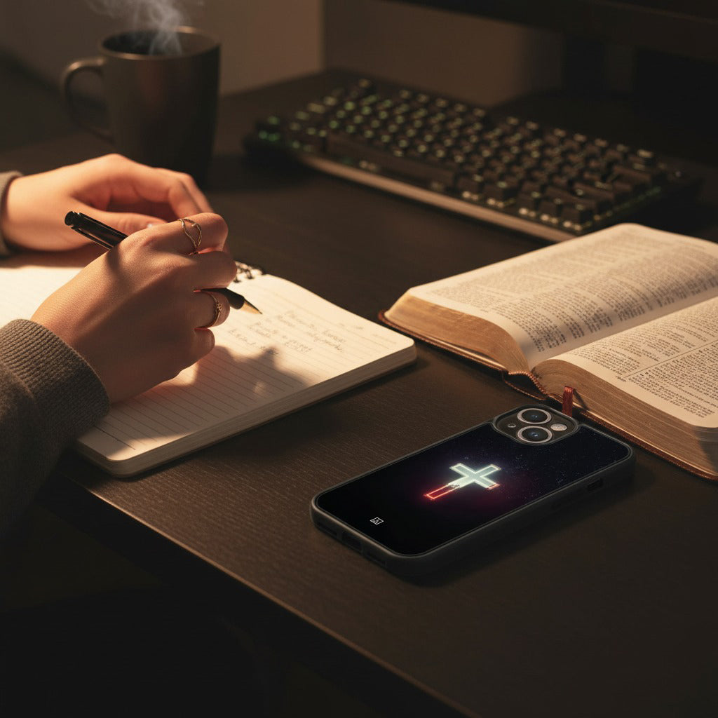 Coque chrétienne Bright cross 3