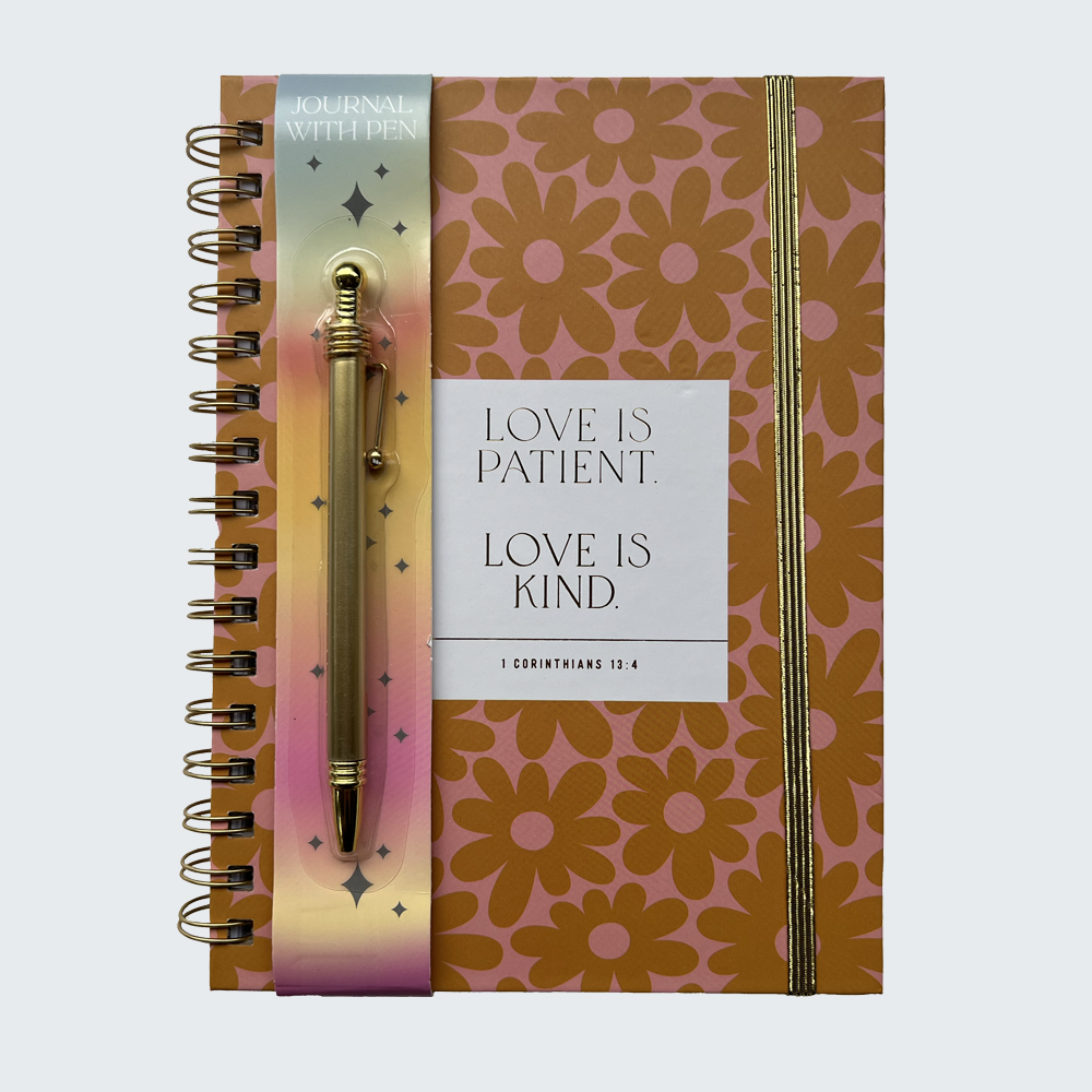 Carnet de notes chrétien - Love is patient Blessing cases