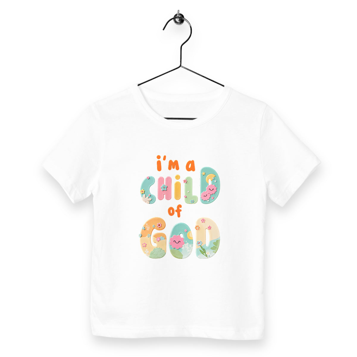 T-shirt chrétien enfant : I'm a child of God 1