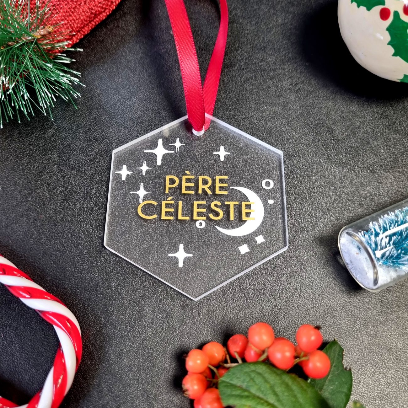 Ornement de Noël chrétien - Père céleste