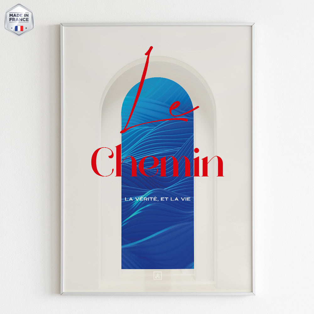 Affiche chrétienne - Le chemin la vérité 2