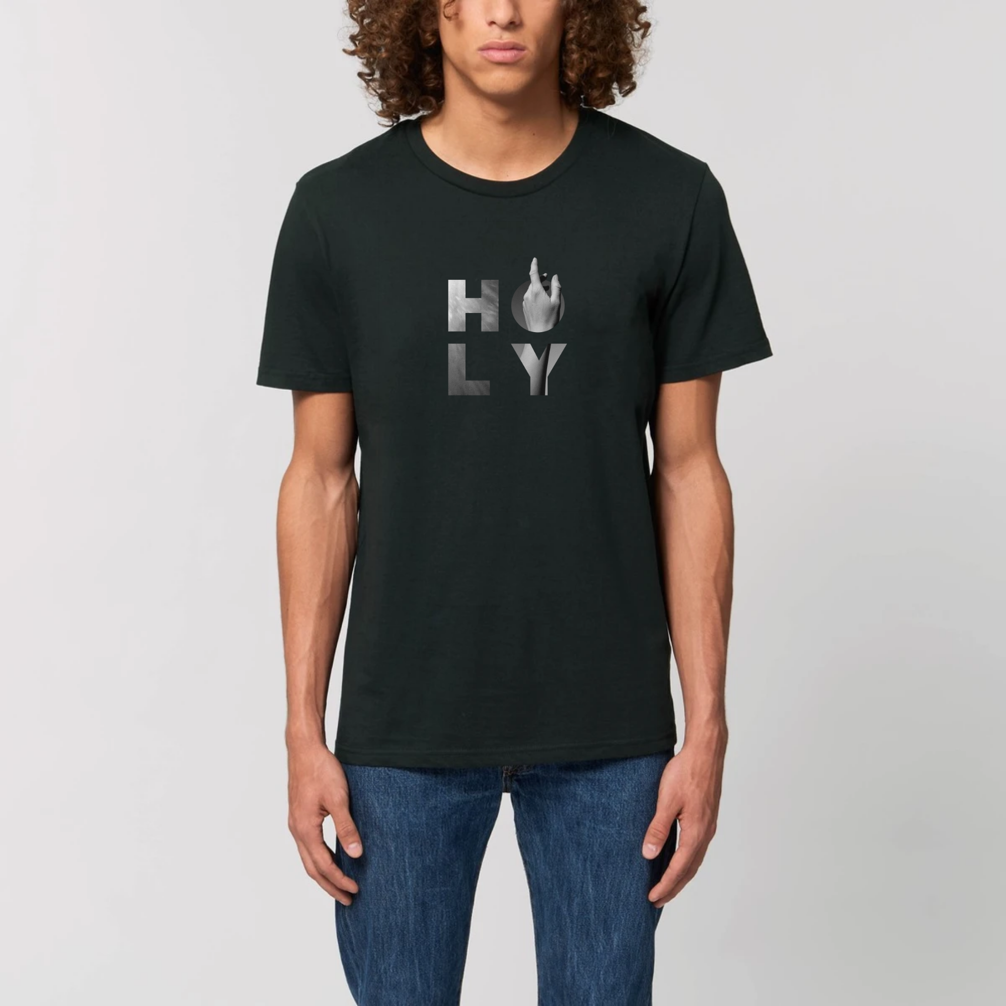 T-shirt chrétien Holy noir