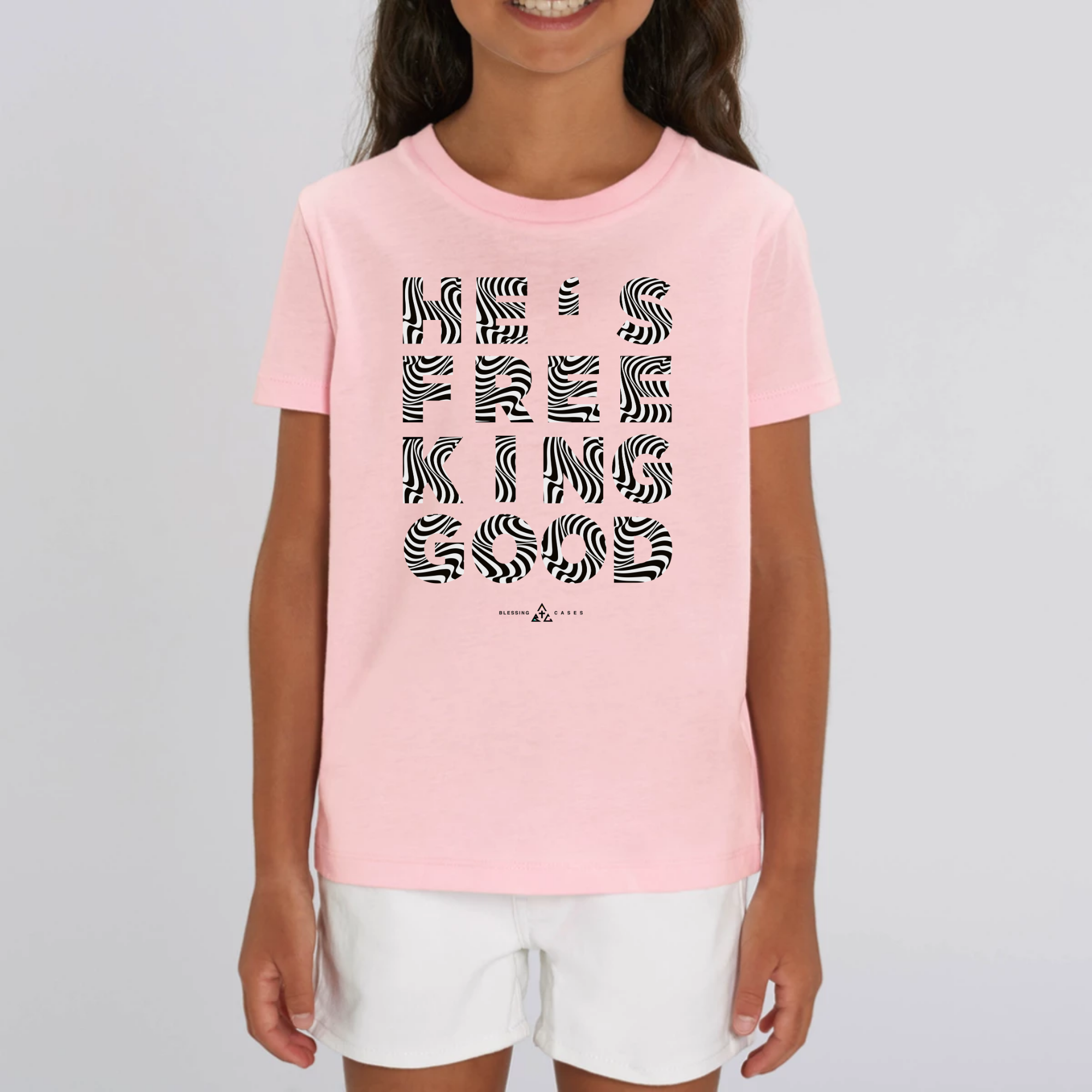 T-shirt enfant Free King good rose
