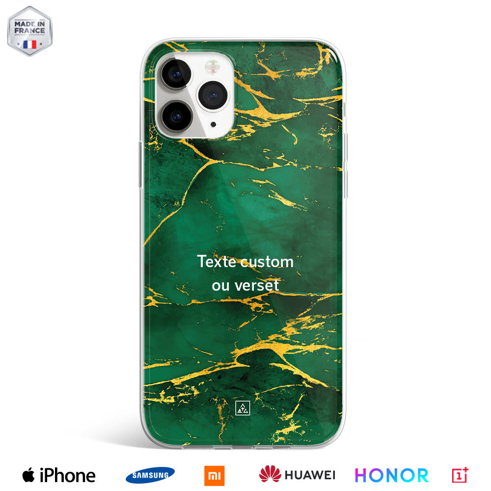 coque-chrétienne-personnalisée-iphone-samsung-huawei-blessing-cases-3D-marbre-vert