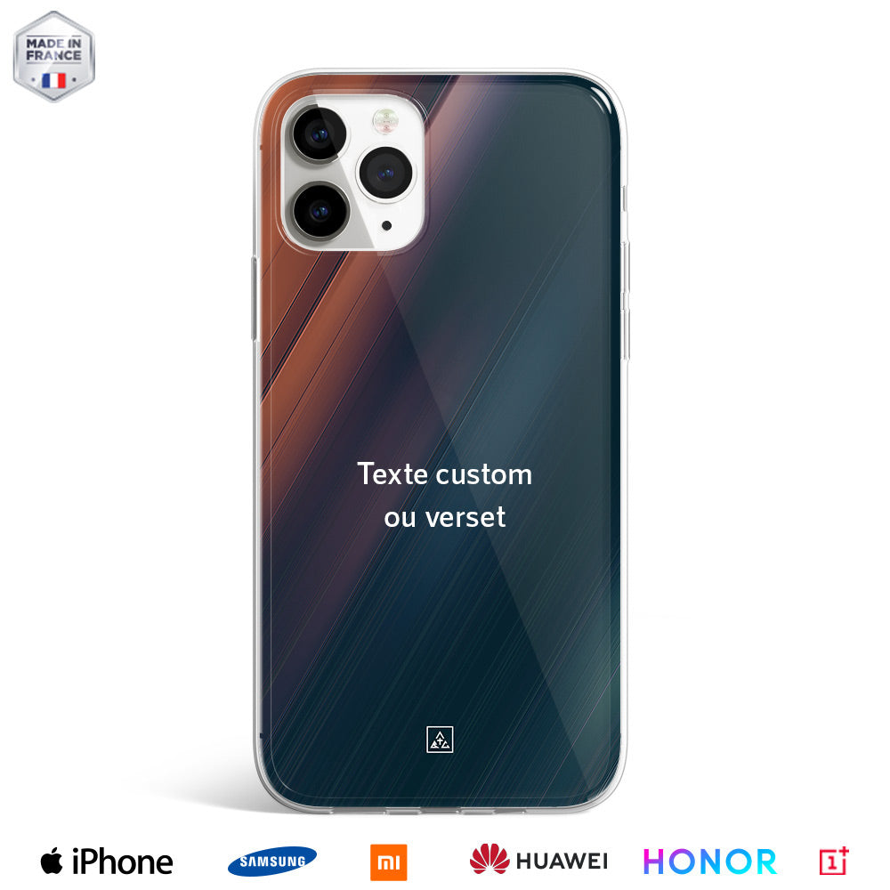 Coque chrétienne personnalisée Sunlight glow