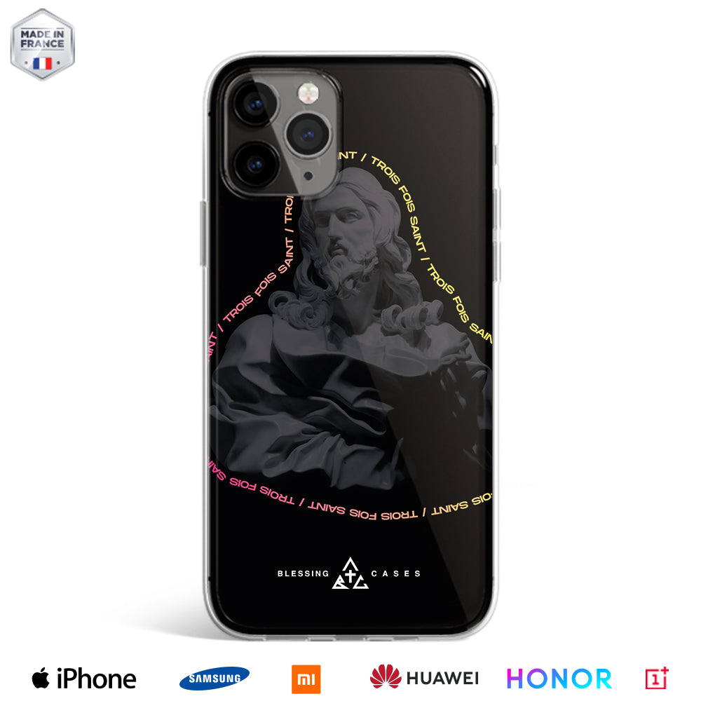 coque-chrétienne-trois-fois-saint-TPU-plastique-blessingcases