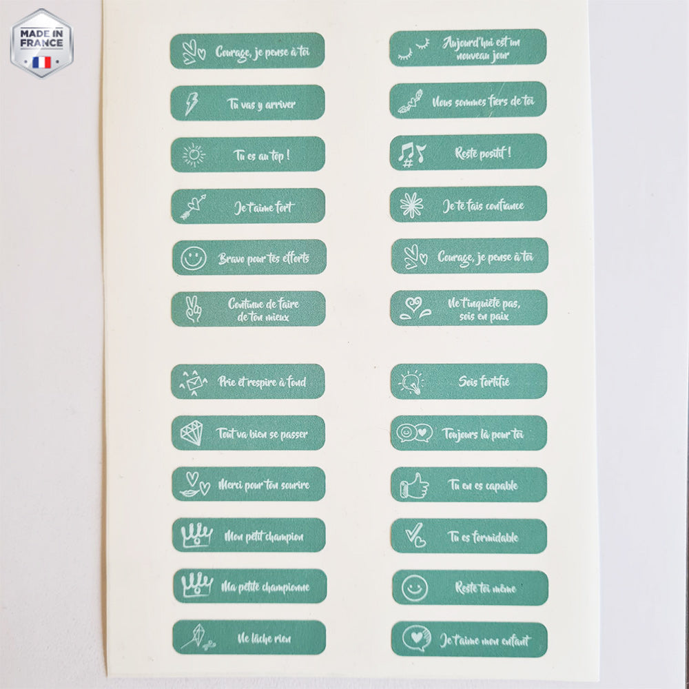 Etiquettes bienveillantes chrétiennes