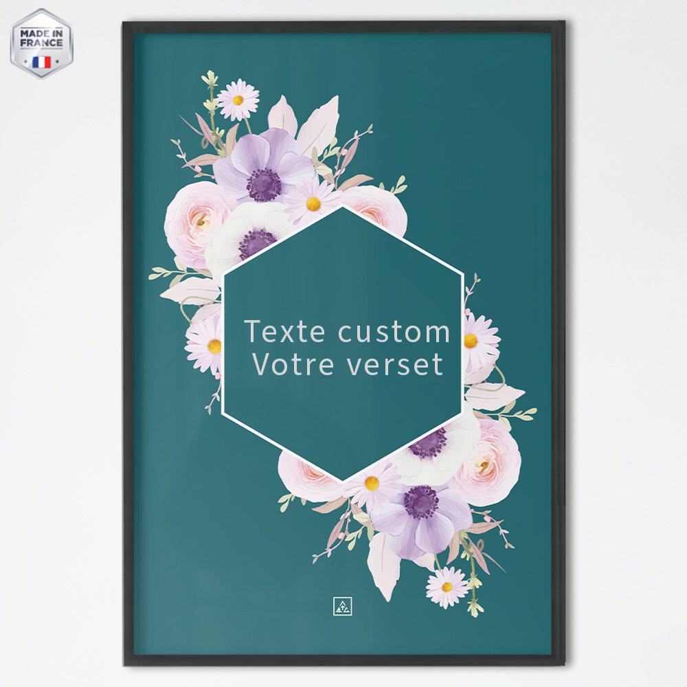 Affiche chrétienne à personnaliser - Romantica