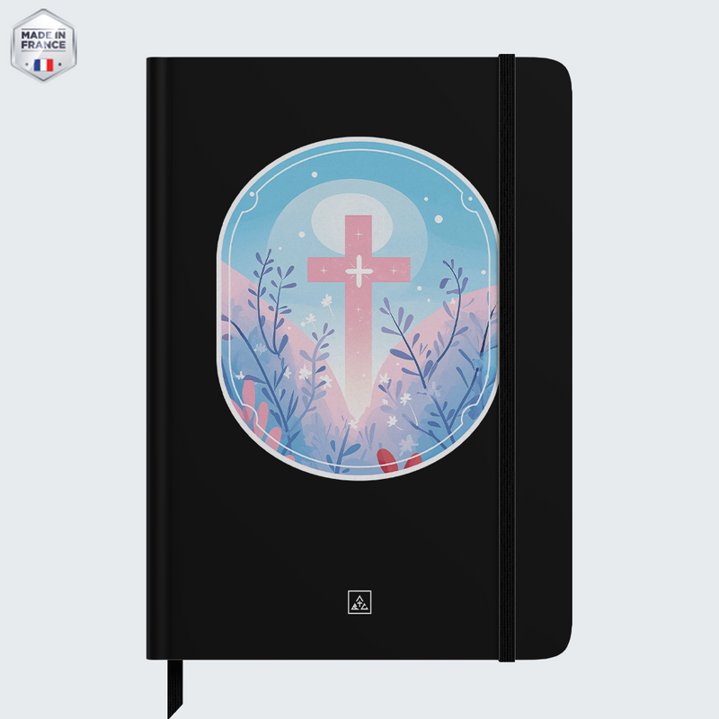 Carnet de notes chrétien - Floral Pastel Cross 4 Blessing Cases