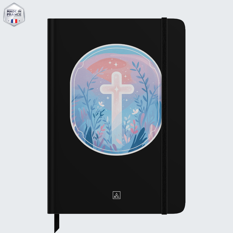 Carnet de notes chrétien - Floral Pastel Cross 5 Blessing Cases