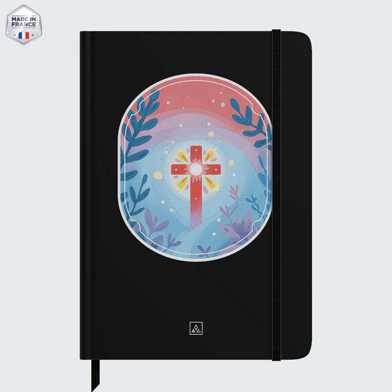 Carnet de notes chrétien - Floral Pastel Cross 6 Blessing Cases