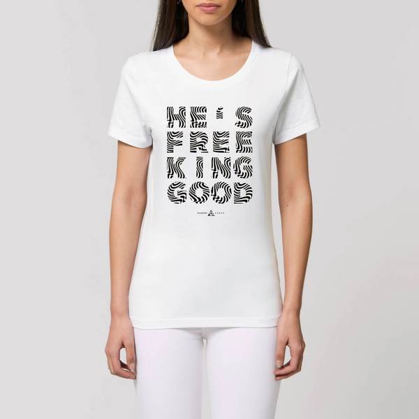 T-shirt femme Free King Good blessingcases blanc