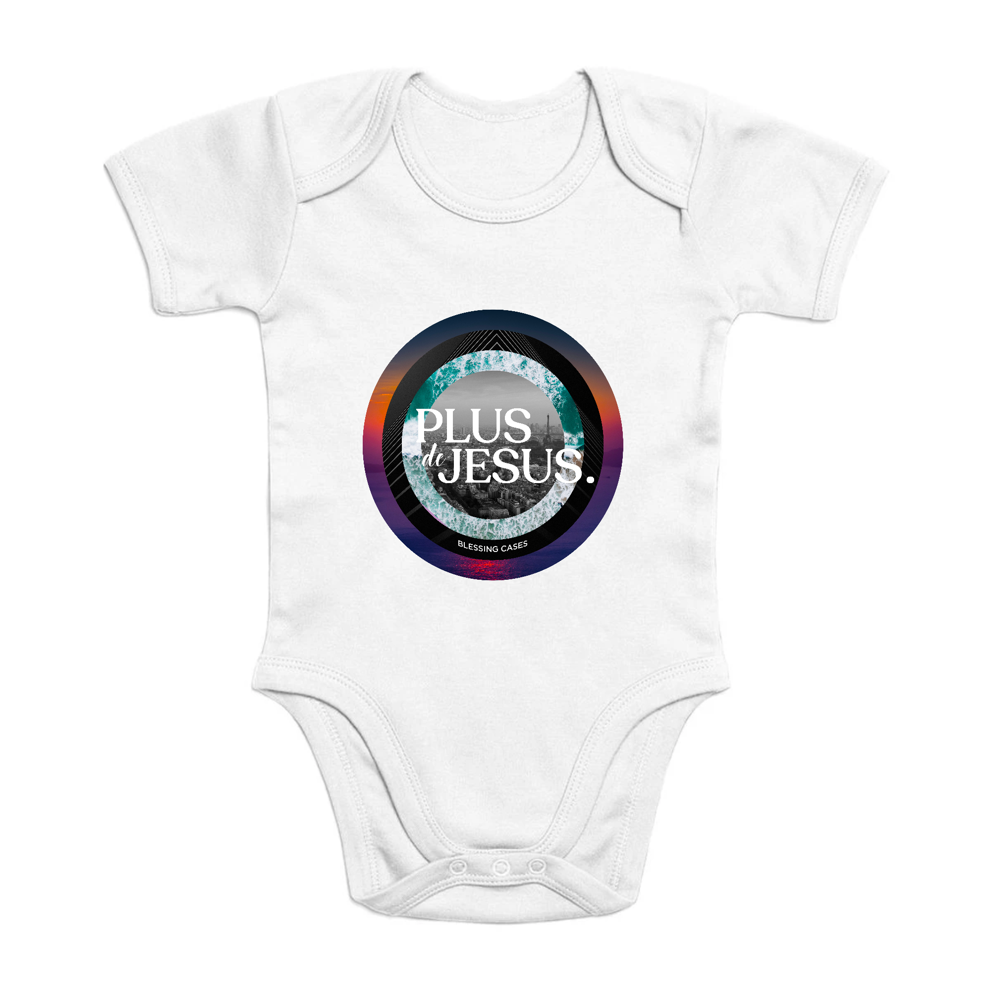 Body bébé chrétien Plus de Jésus