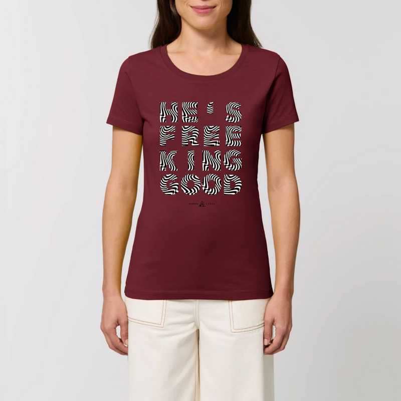 T-shirt femme Free King Good blessingcases Bordeaux