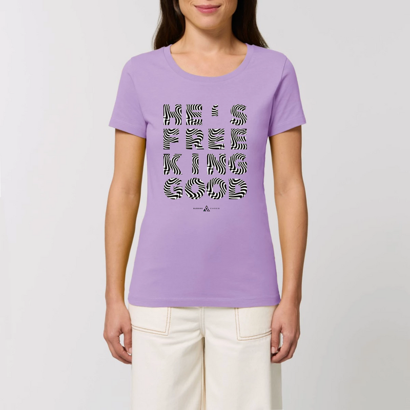 T-shirt femme Free King Good blessingcases Lavande
