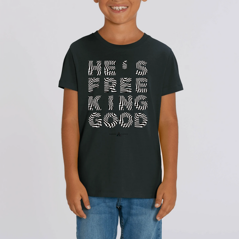 T-shirt enfant Free King good noir