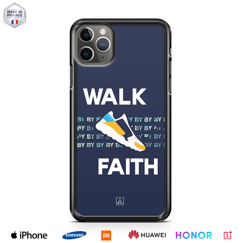 Coque de smartphone chrétienne custom walk by faith sneakers blessing cases