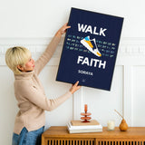 Affiche chrétienne à personnaliser - Walk by faith 3